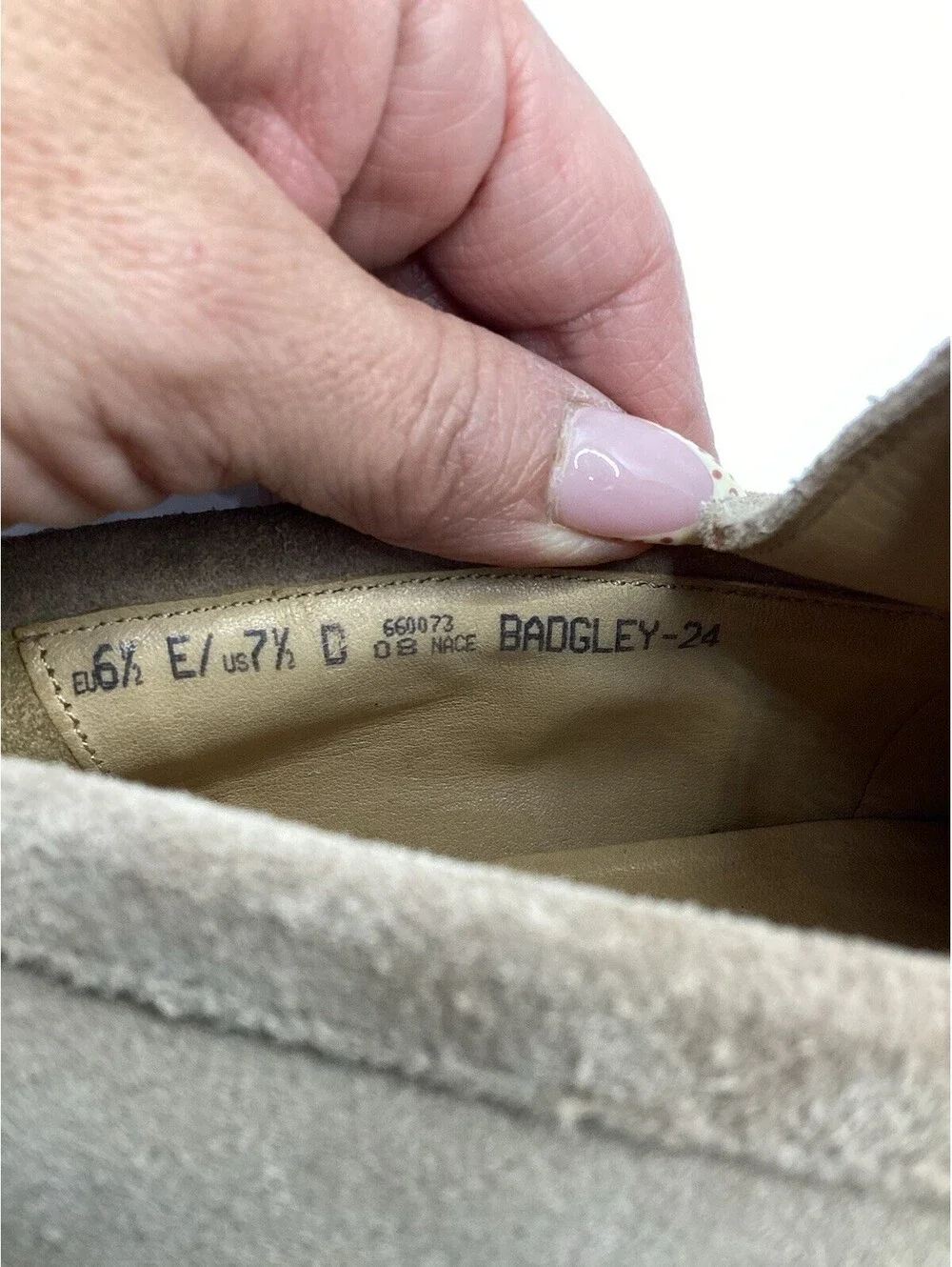 Bally badgley suede